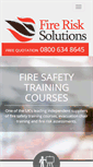 Mobile Screenshot of firerisksolutions.org.uk